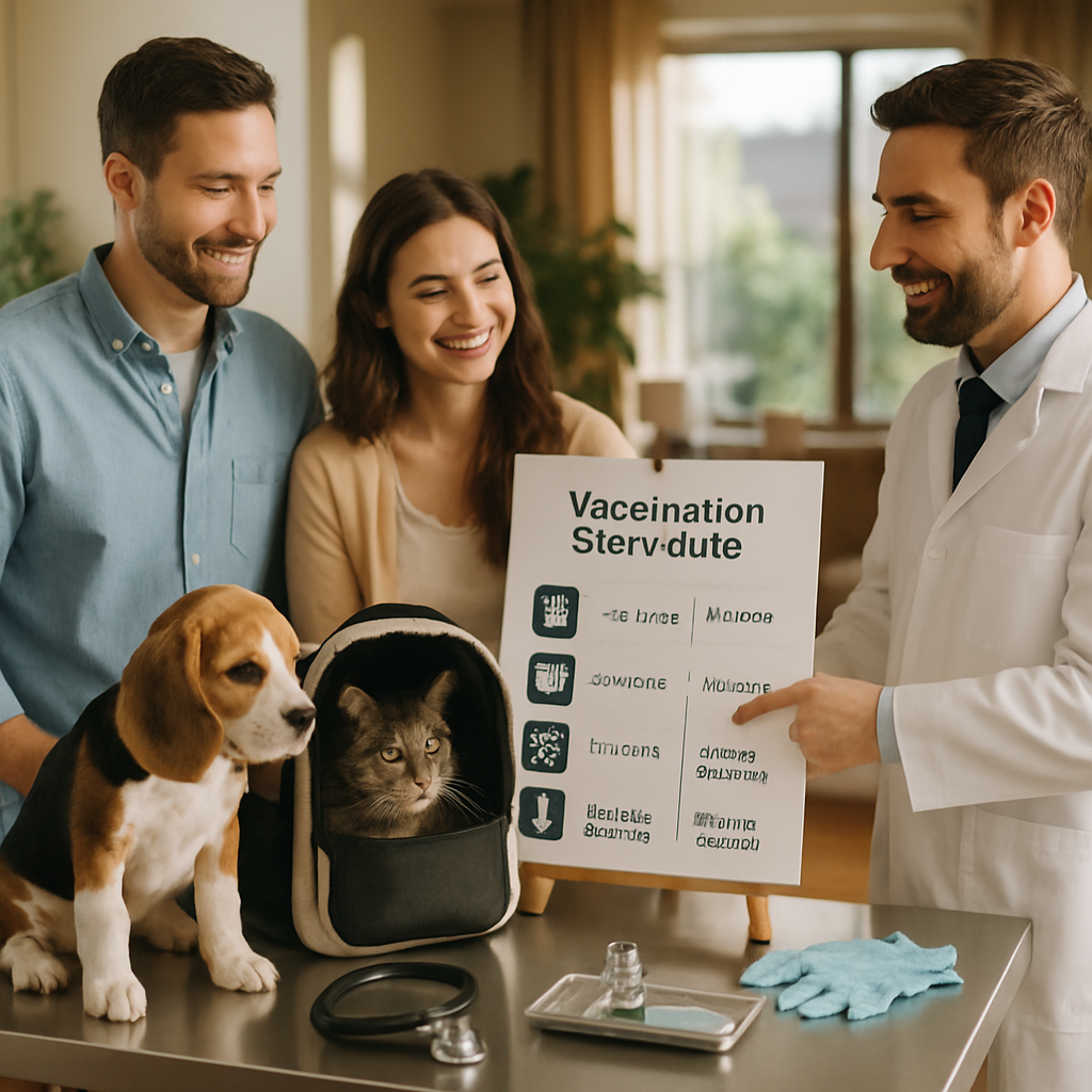 Pet vaccination schedule guide